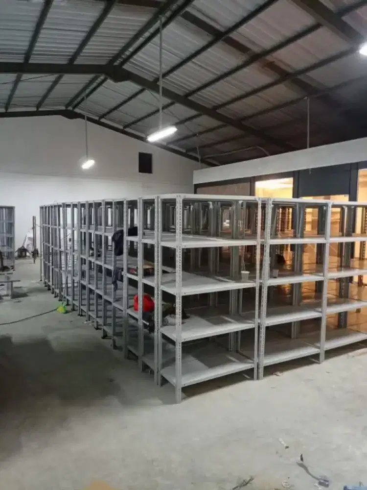 Rak besi rak gudang setock ready