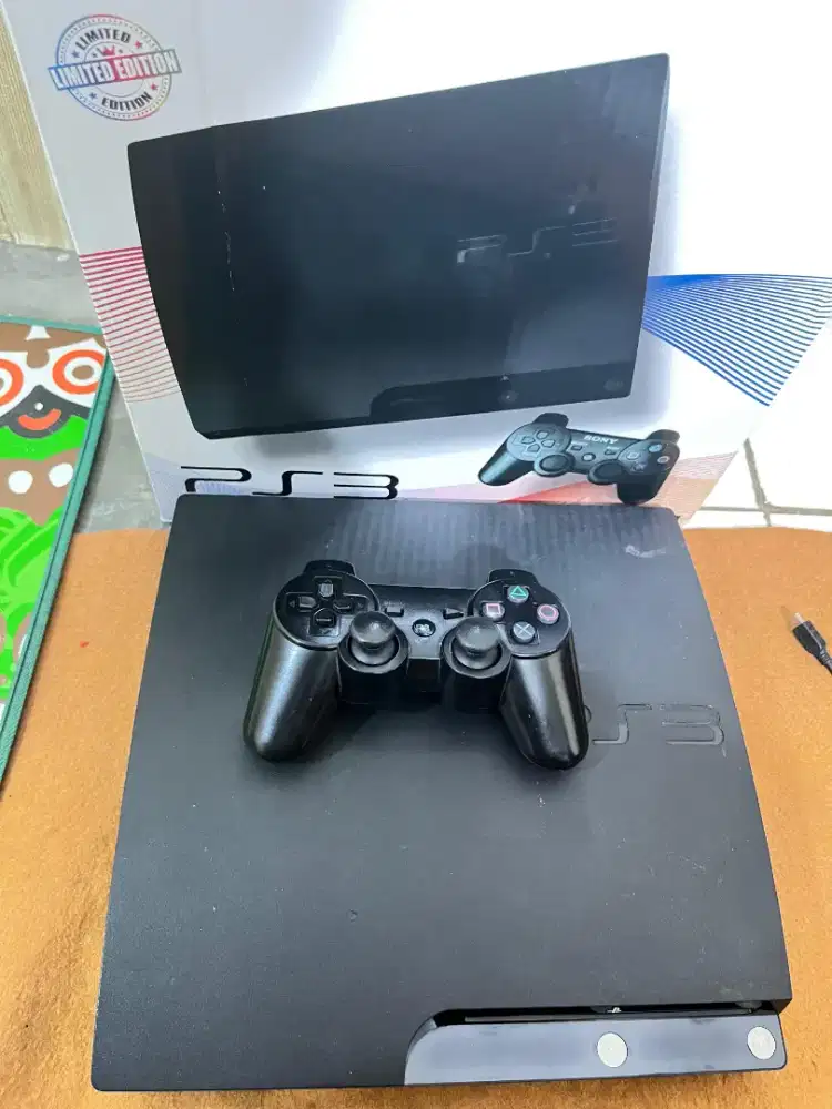 PS3 SLIM 500GB MULUS LIKE NEW