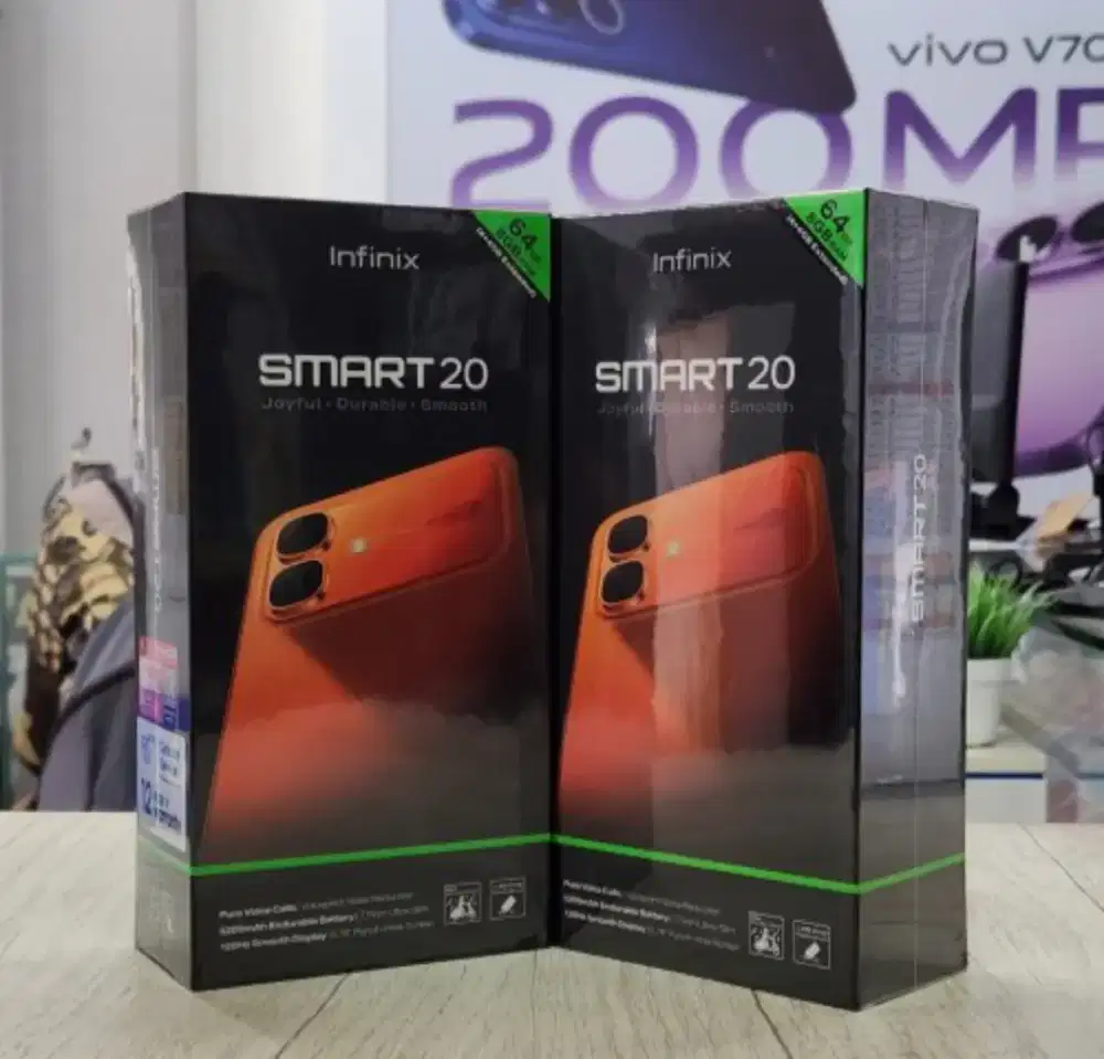 INFINIX SMART 20 4/64GB GARANSI RESMI 1 TAHUN