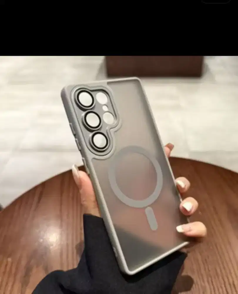 Casing Samsung S26 Ultra Grey Magsafe Wireless Charging Phone Cover