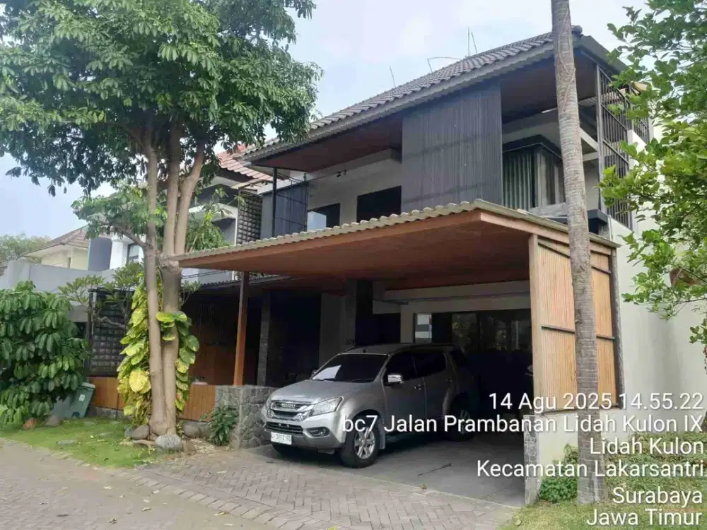 lelang runah 2 lantai prumahan prambanan residence surabaya