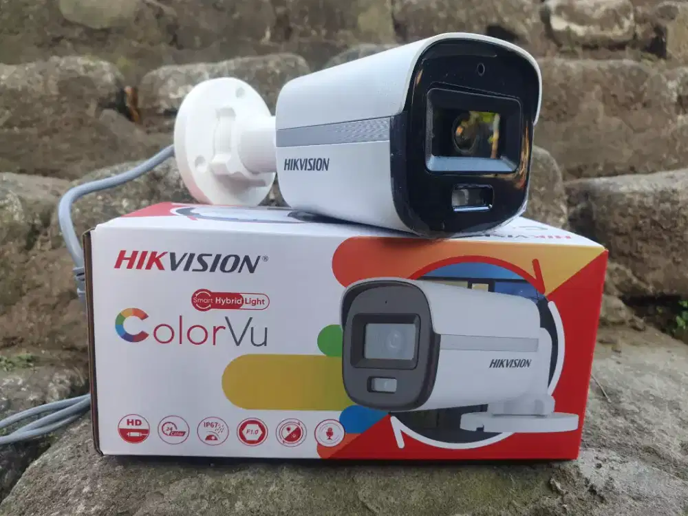 Paket cctv murah hikvision ColorVu berwarna 24 jam