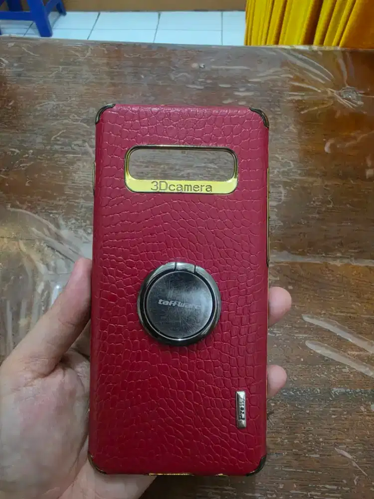 Casing Samsung S10 Plus Bahan Lentur Ringan Free Ring yg sdh Terpasang