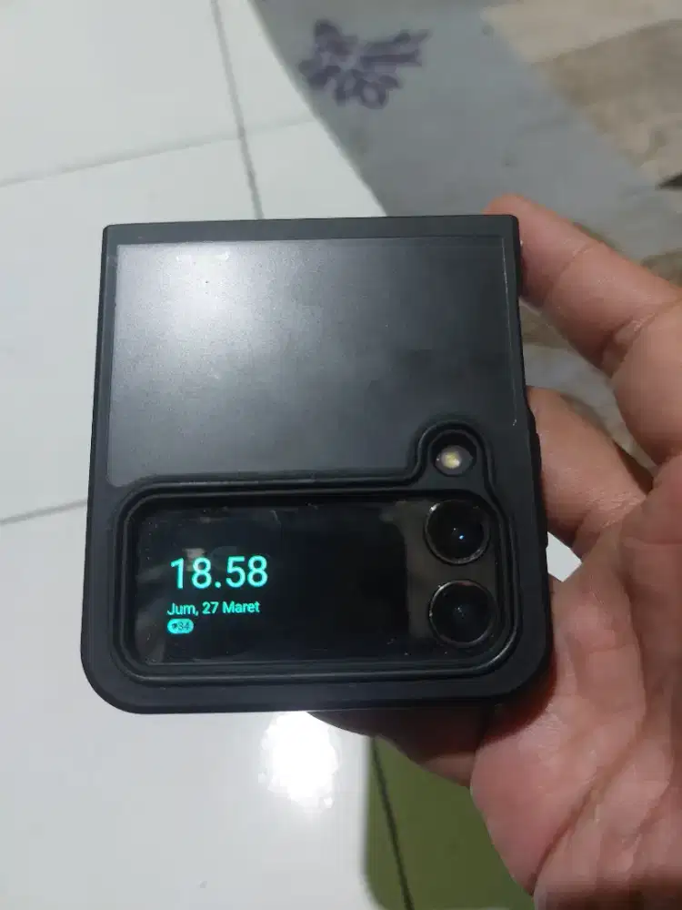 Samsung z flip 4 8/256 hp charger mnus green line