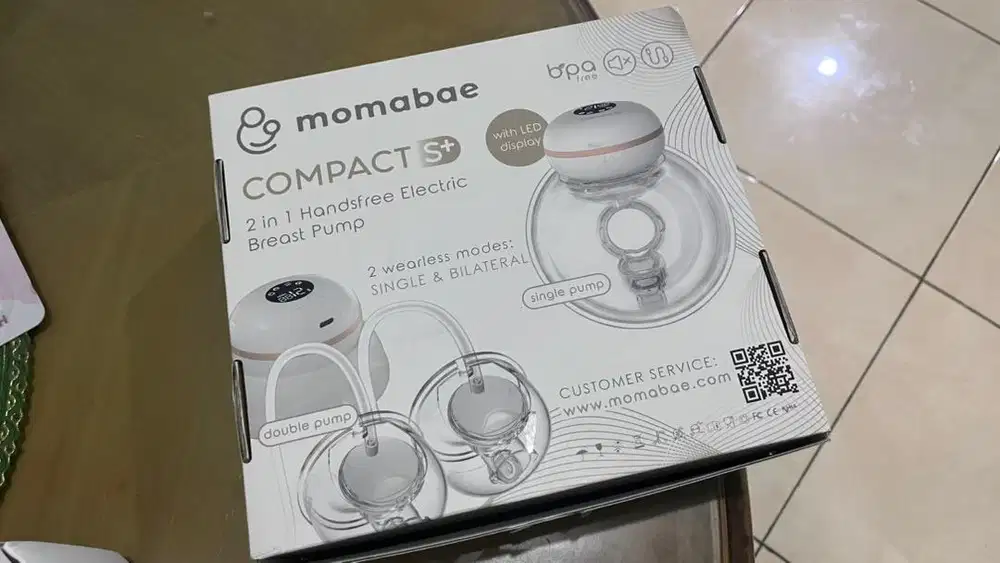 POMPA ASI Momabae Compact S+ Breast Pump Full Set