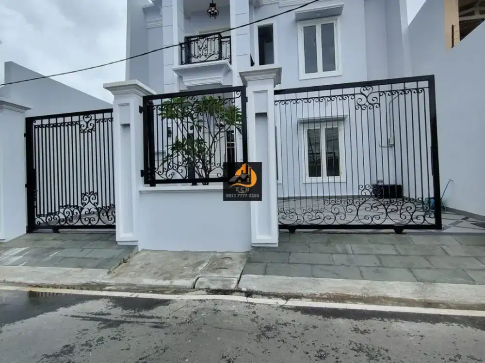 TP104.TURUN HARGA Dijual Rumah Baru Siap Huni Dalam Komplek Di Duren Sawit Jakarta Timur