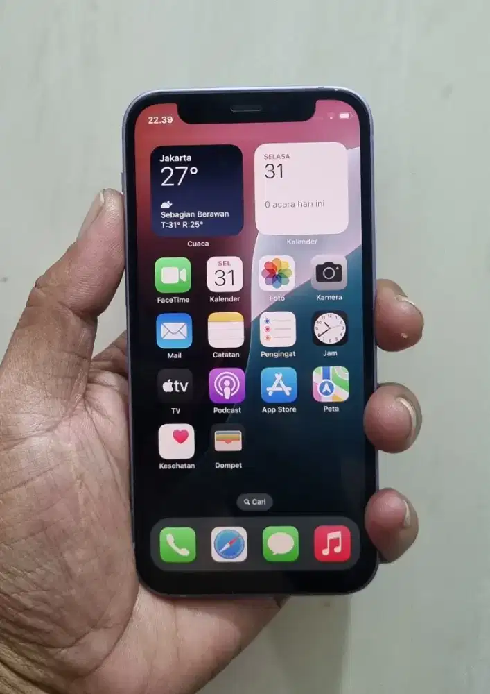 Iphone 12 mini 64gb hp dus kabel data