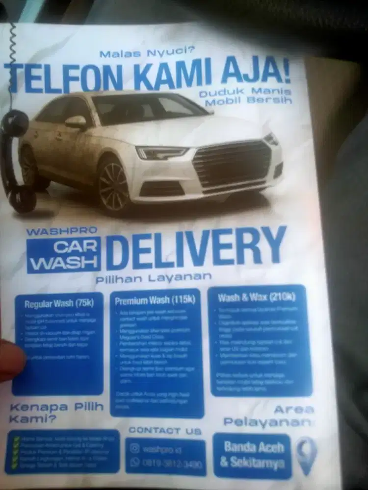 Dicari Car Washer Delivery