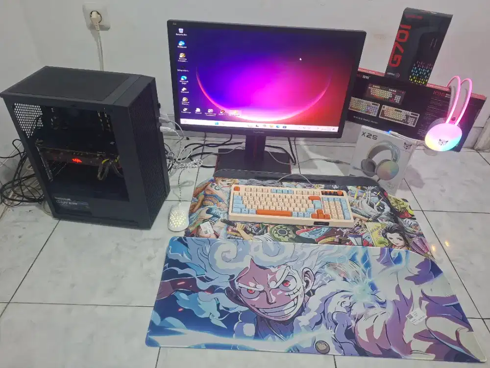 Pc Gaming Pc Streaming Editing Pc Fullset core i7 gen 7 RX 580 8GB