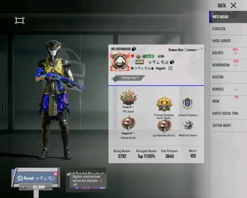 JUAL BELI AKUN PUBG MOBILEE