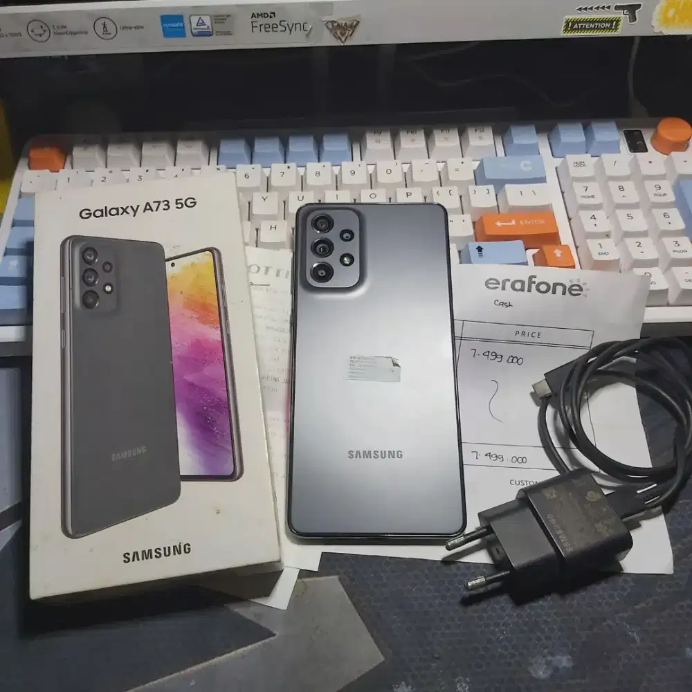 Jual Samsung A73 5G MULUS LENGKAP