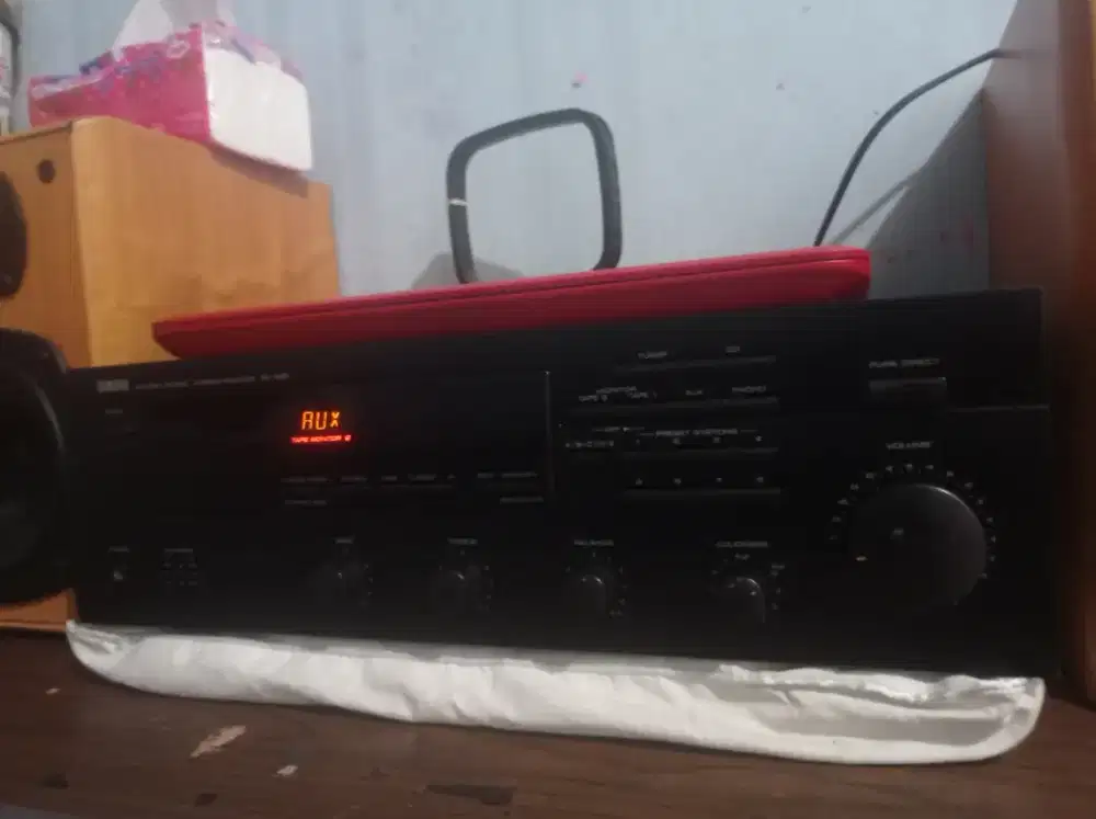 Yamaha Amplifier RX-495 Original Lengkap+ speaker.