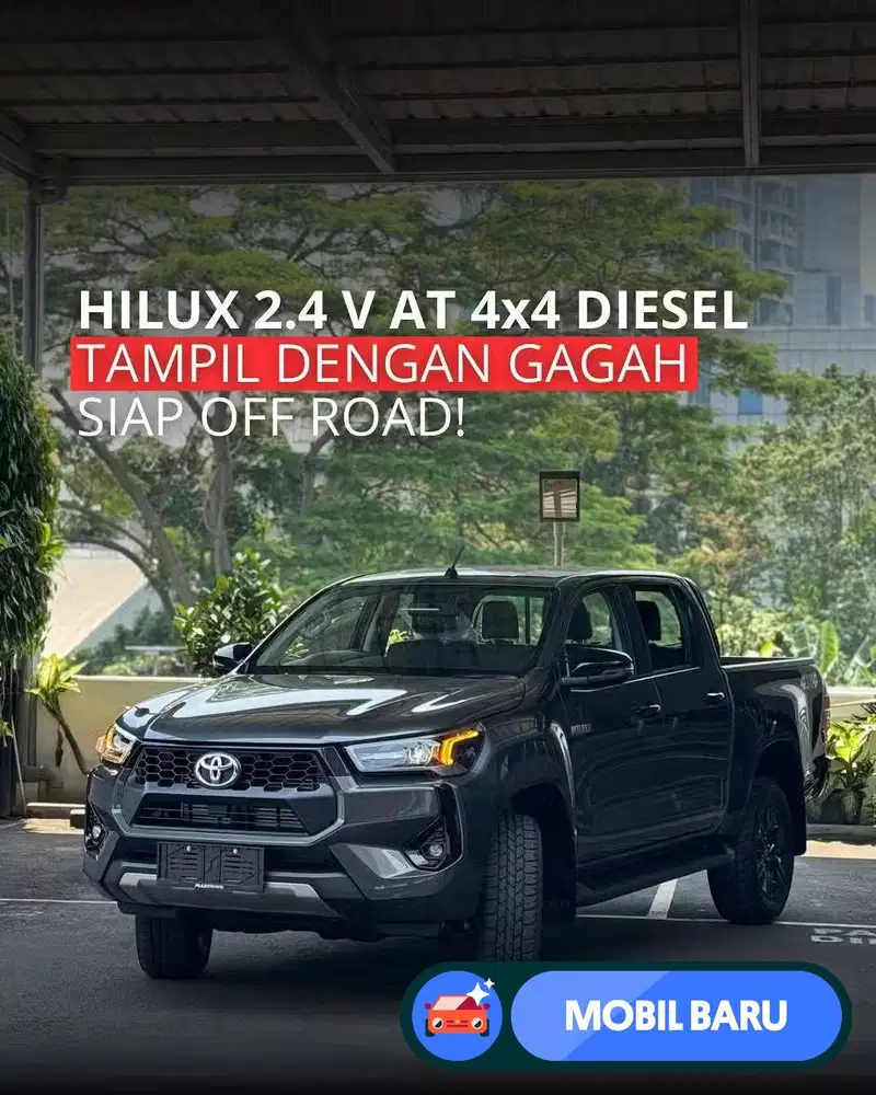 [Mobil Baru] (Promo) Toyota Hilux 2.4 V AT 4X4 Diesel