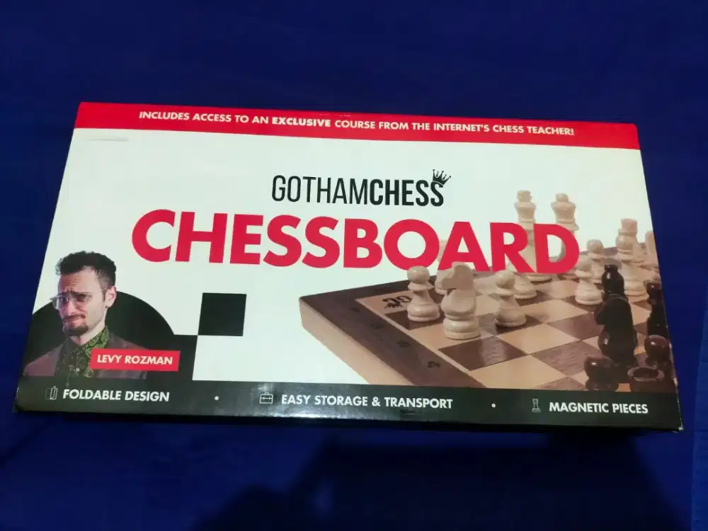 CATUR kayu MAGNETIC GODHAMCHES CHESSBOARD