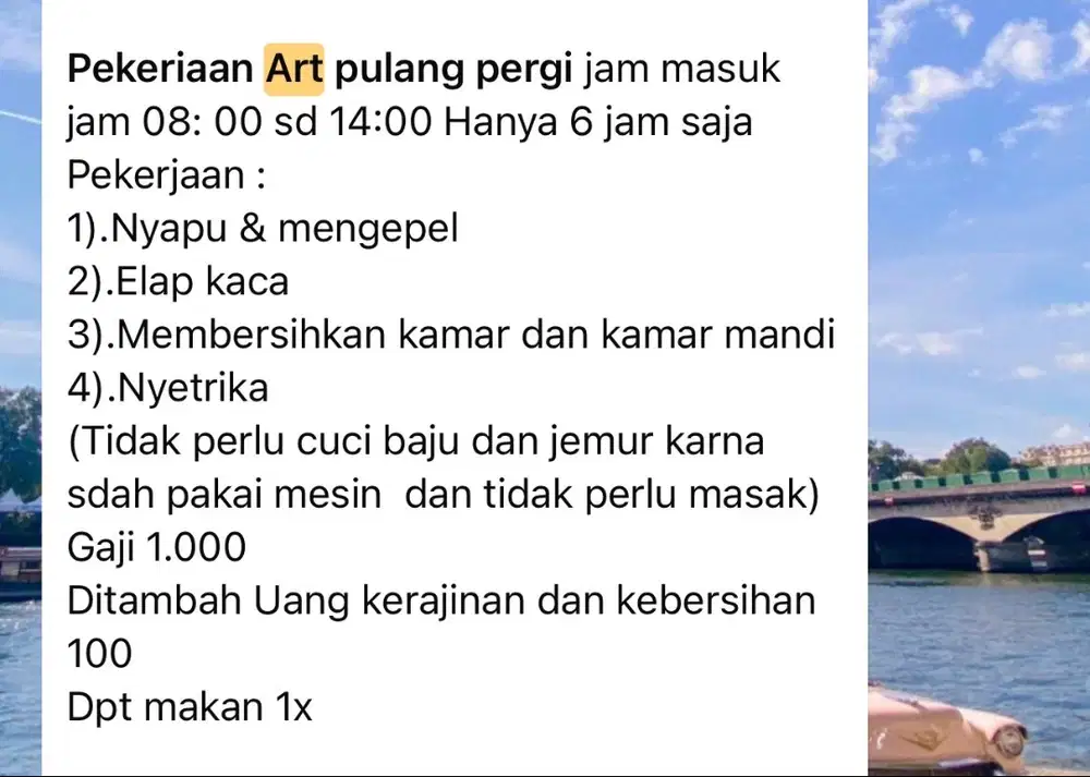 Art Serabutan PP harian cikupa suvarna