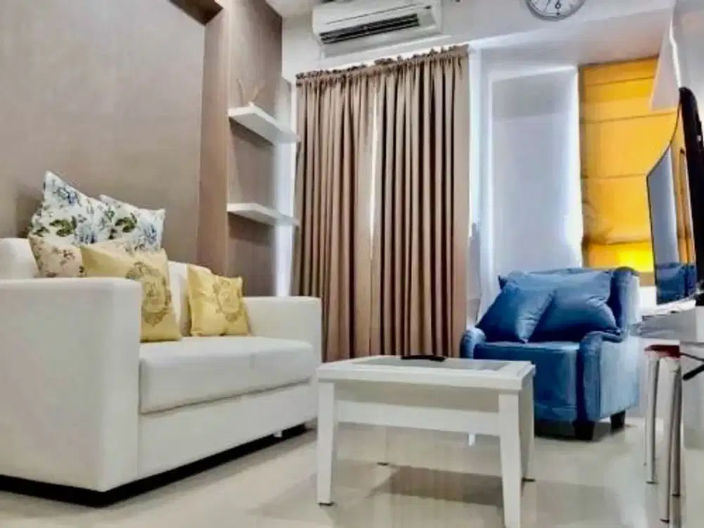 DISEWAKAN APARTEMEN TANGLIN 2BR JADI 1BR FURNISH LT 12 PAKUWON MALL
