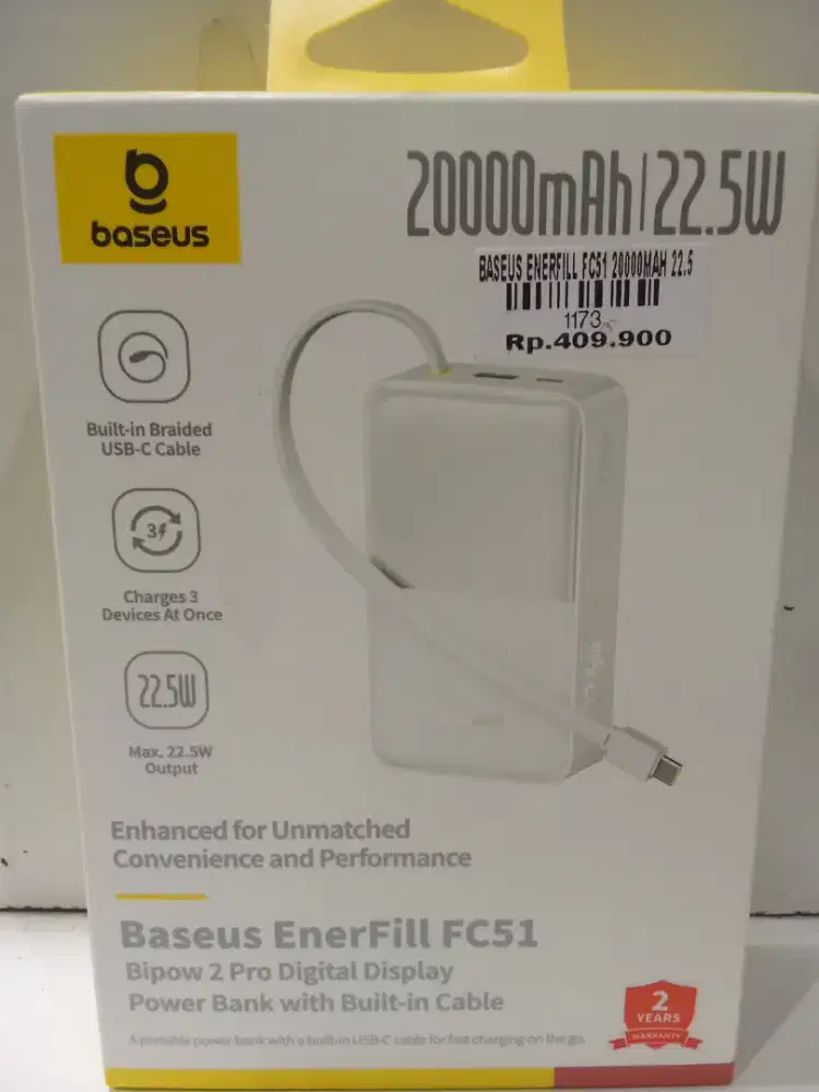 BASEUS ENERFILL FC51 2000MAH 22,5