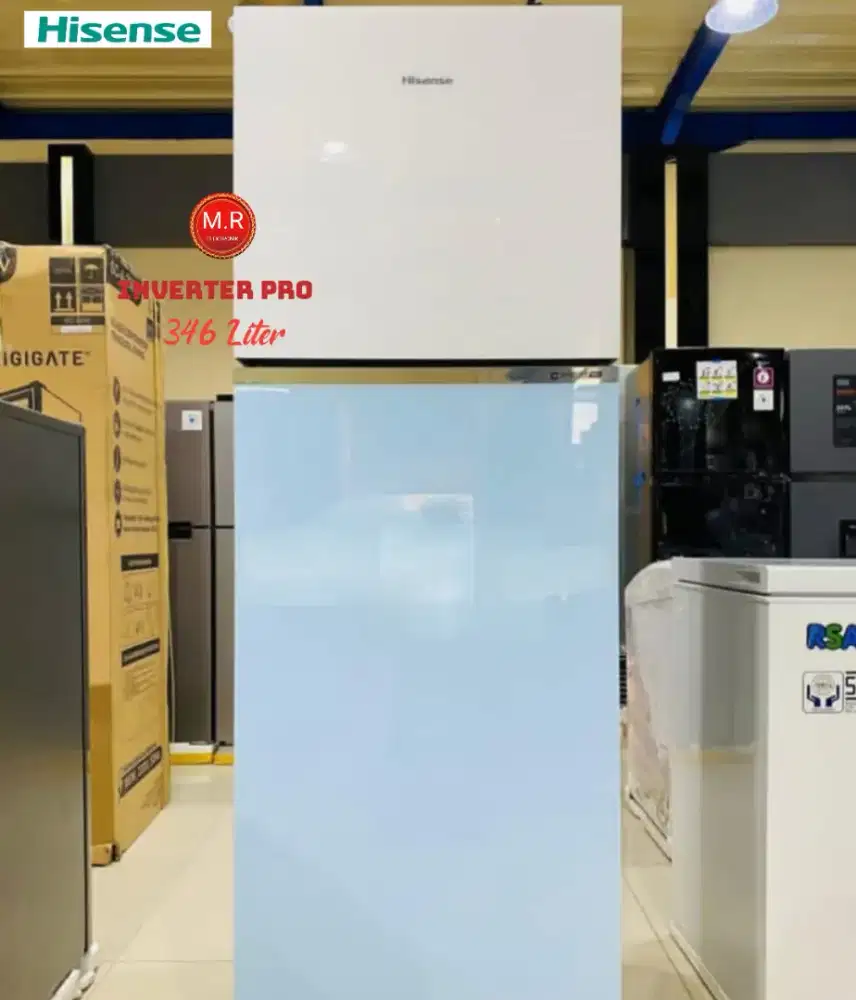 PROMO KULKAS BESPOKE HISENSE 367 LITER JUMBO INVERTER GARAANSI 25 TAHN