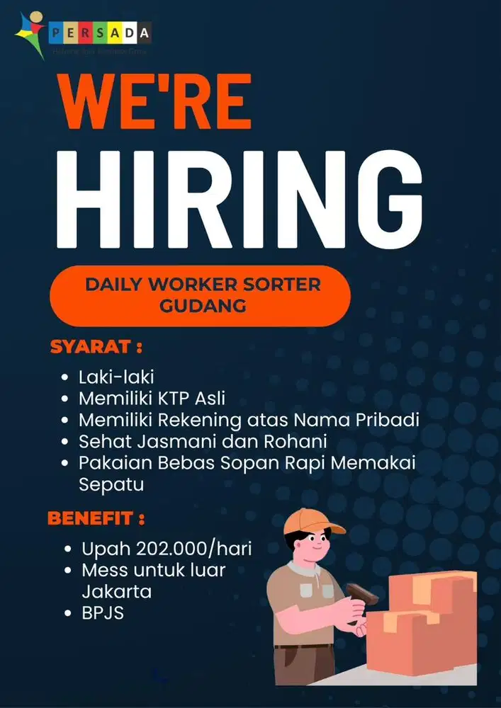 LOKER DW SORTER PAKET SPX
