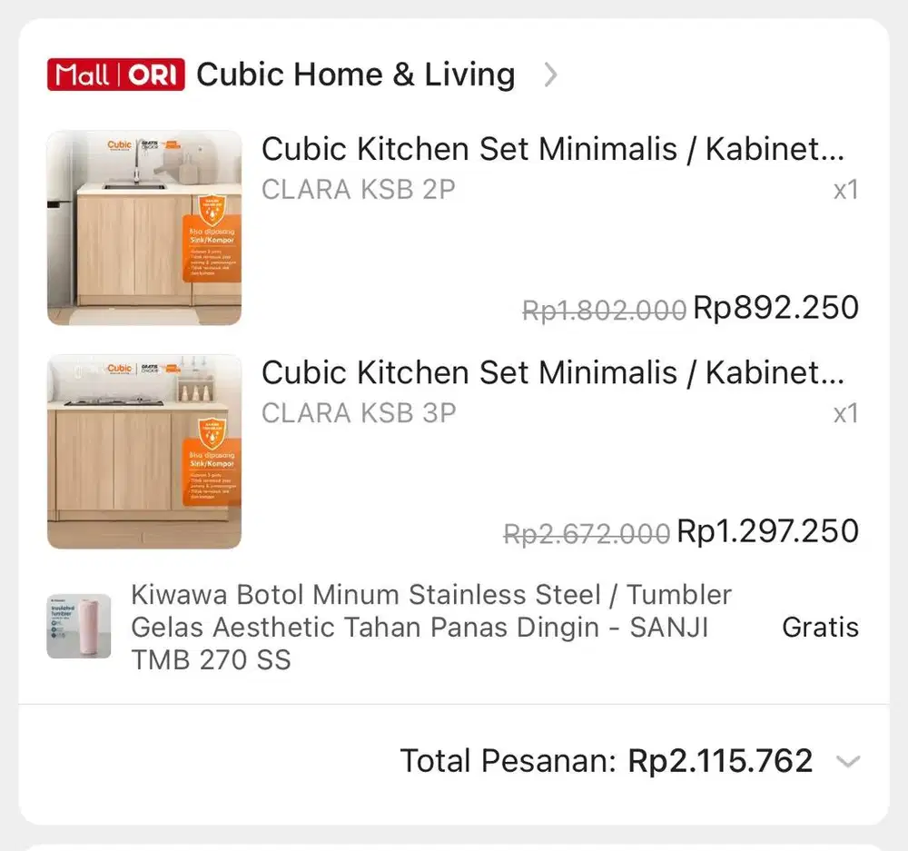 Mini kitchen set & sink