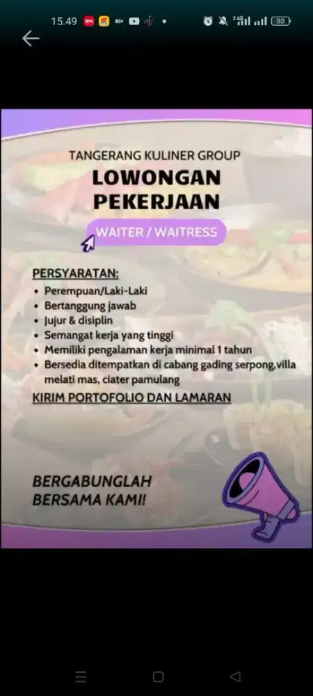 Lowongan kerja wanita