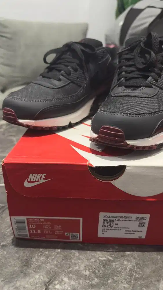 Sepatu pria / unisex Nike airmax 90