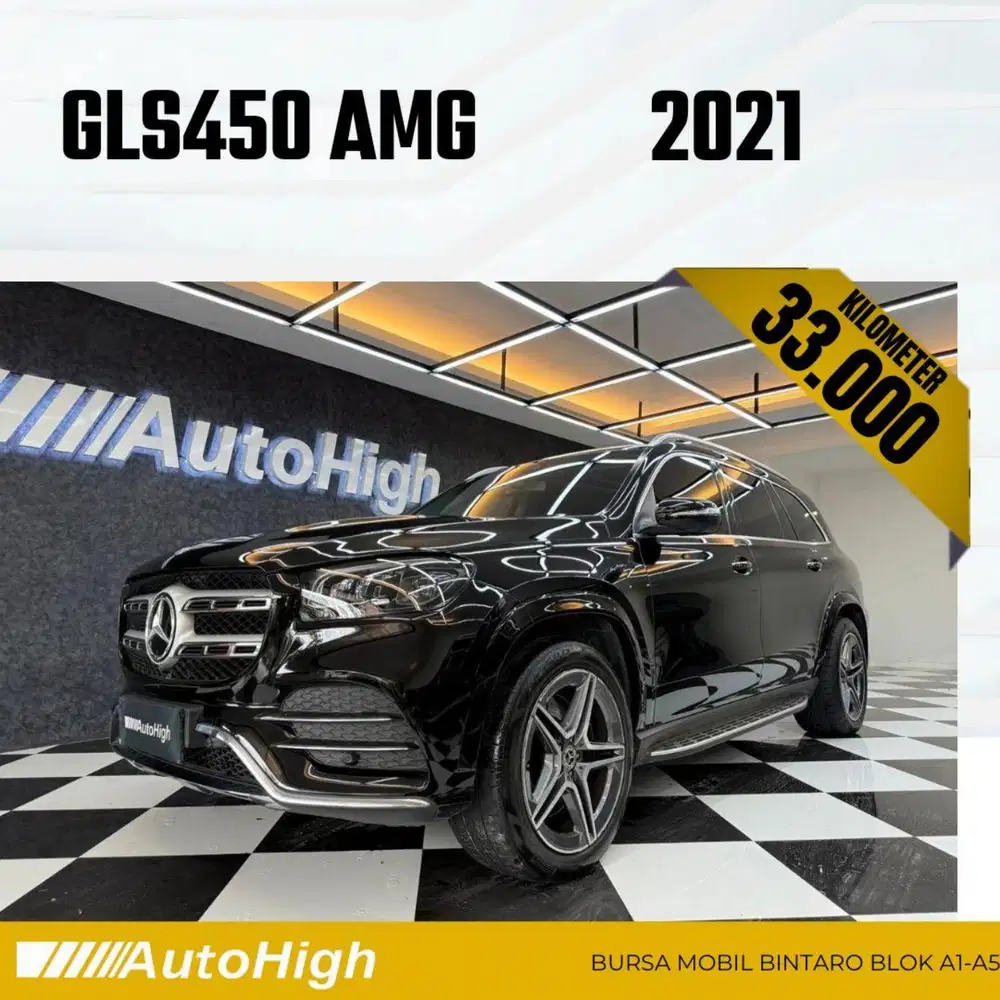 DP10% [Km33.000] GLS450 AMG 2021 Black / GLS 450 Reg 2023 #AUTOHIGH