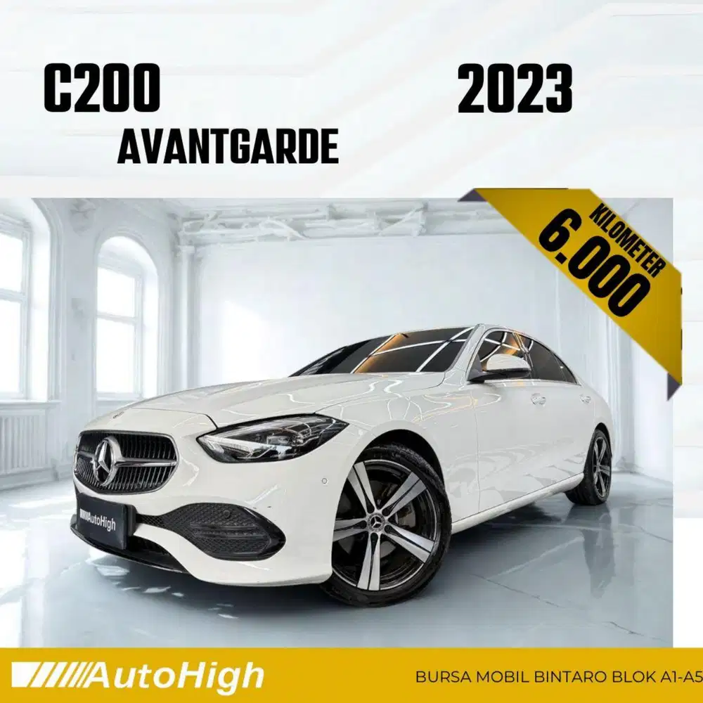 DP10% [Km6.000] C200 Avantgarde 2023 White Reg 2024 #AUTOHIGH