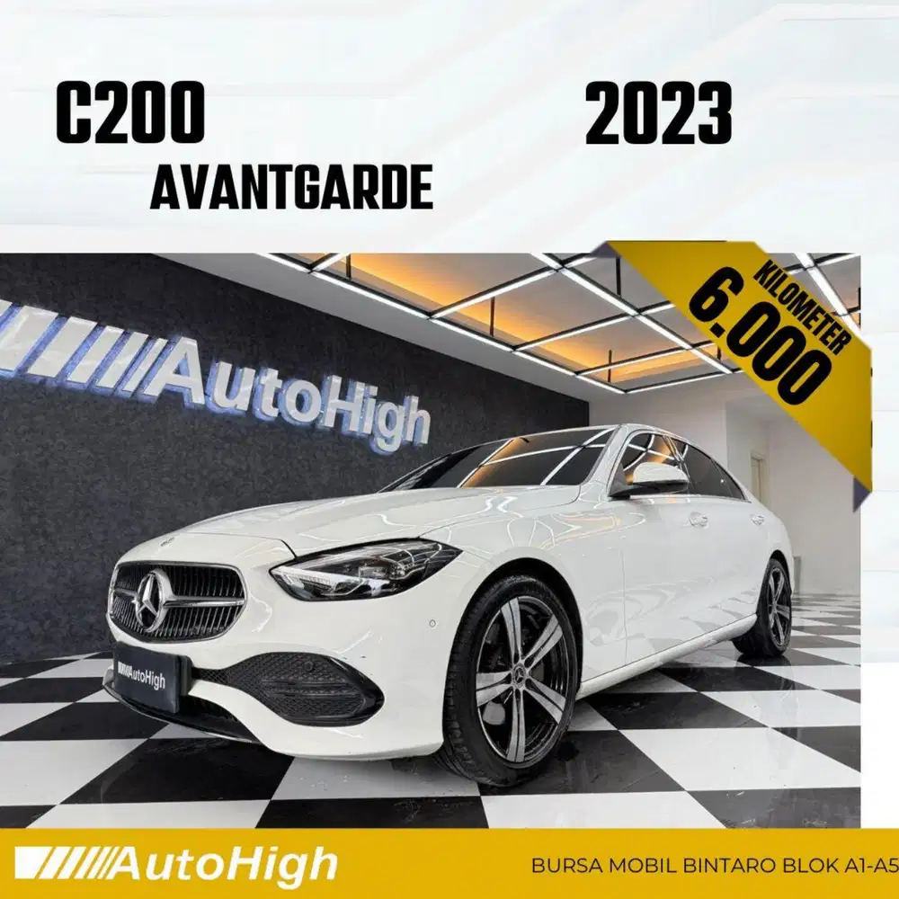 DP10% [Km6.000] C200 Avantgarde 2023 White Reg 2022 #AUTOHIGH
