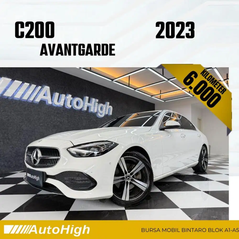 DP10% [Km6.000] C200 Avantgarde 2023 White Reg 2022 #AUTOHIGH