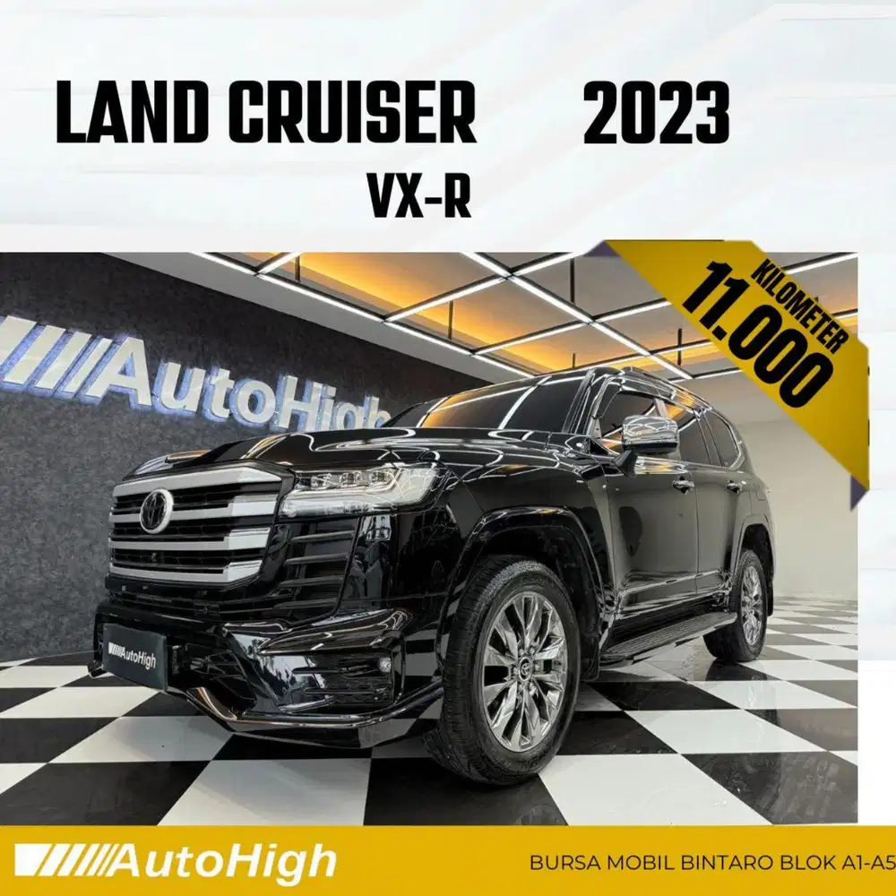 DP10% [Km11.000] Land Cruiser VXR 2023 Black / GR Reg 2025 #AUTOHIGH