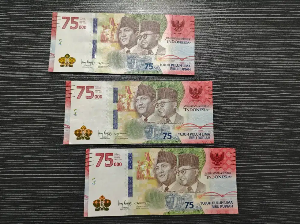 Uang Koleksi 75rb