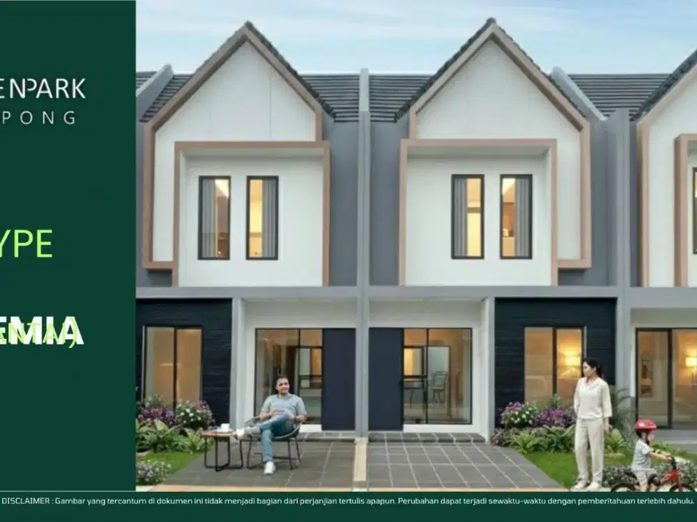 Aspen Park Serpong. Rumah siap huni dekat Stasiun