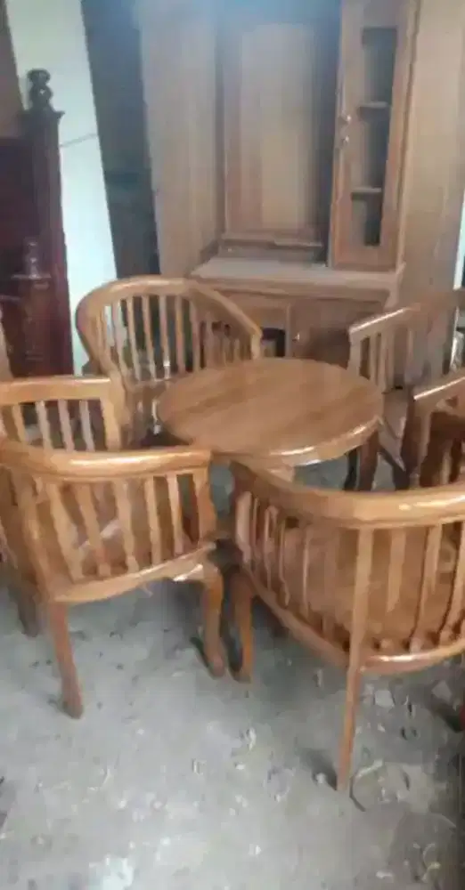 Kursi betawi bahan kayu jati, langsung pengrajin bayar cod