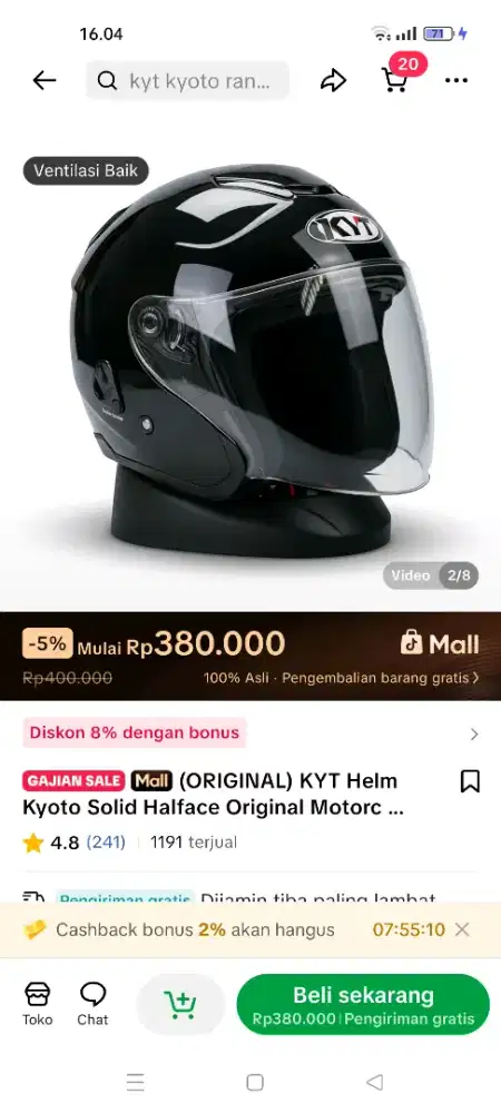 Helm kyt kyoto oriqinal