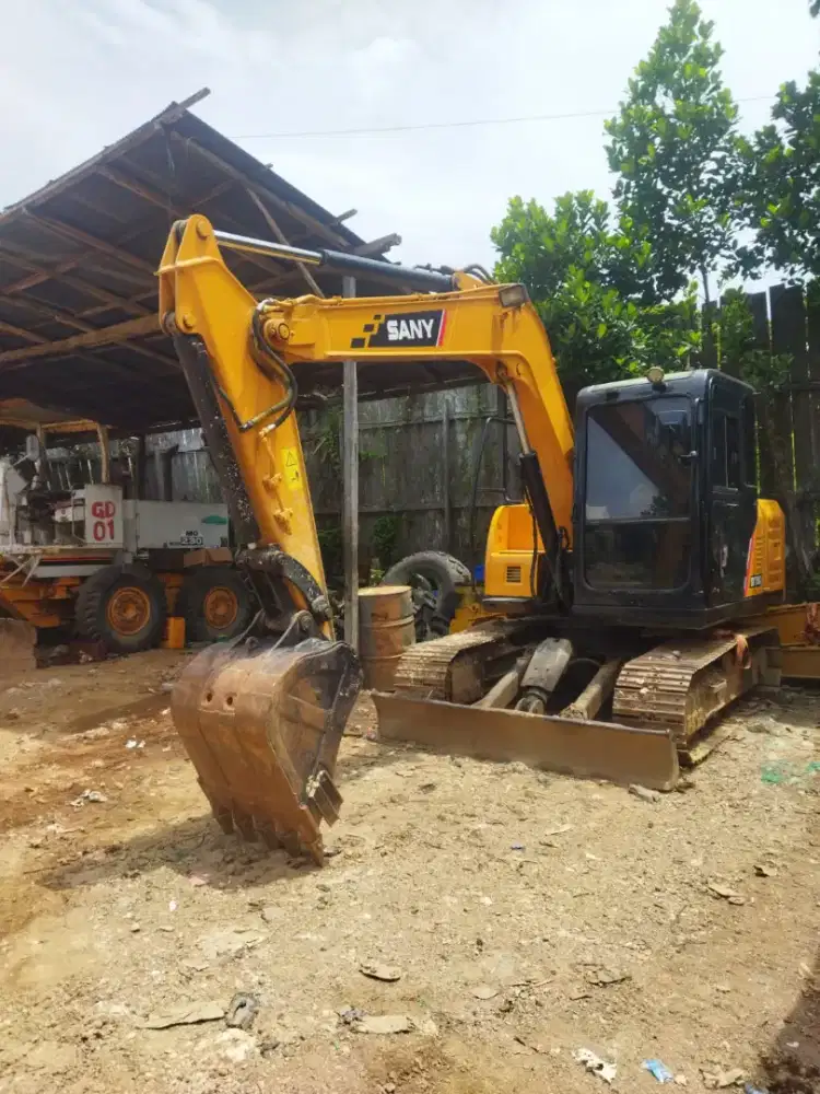Excavator Mini Sany SY75C th 2018 Lokal harga 400jt NEGO