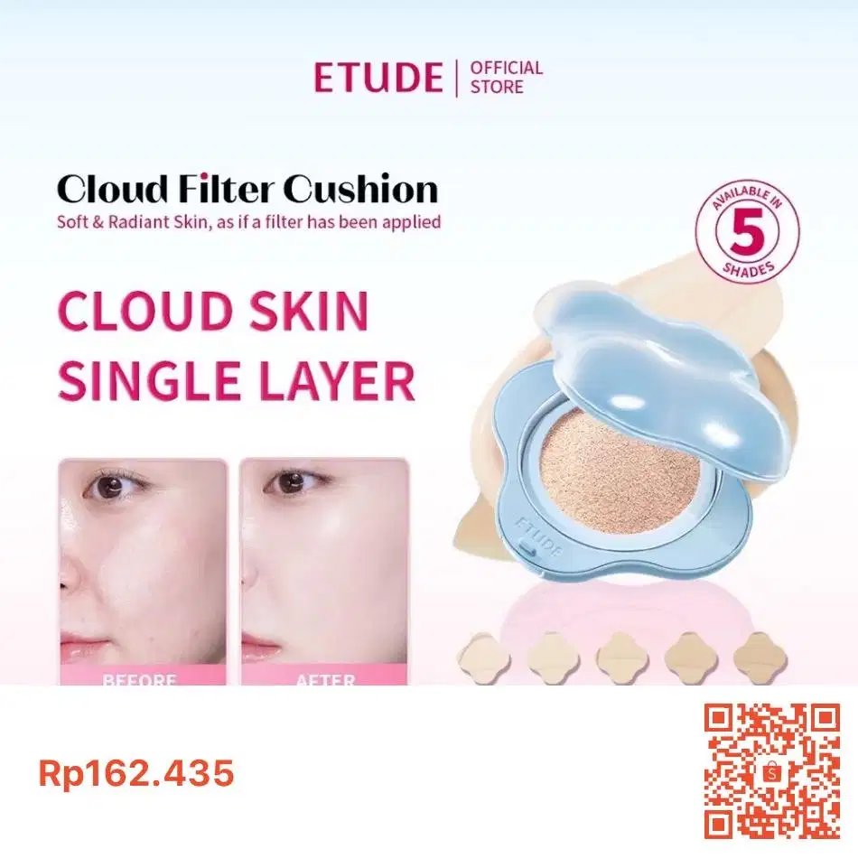 Etude cloud filter cushion