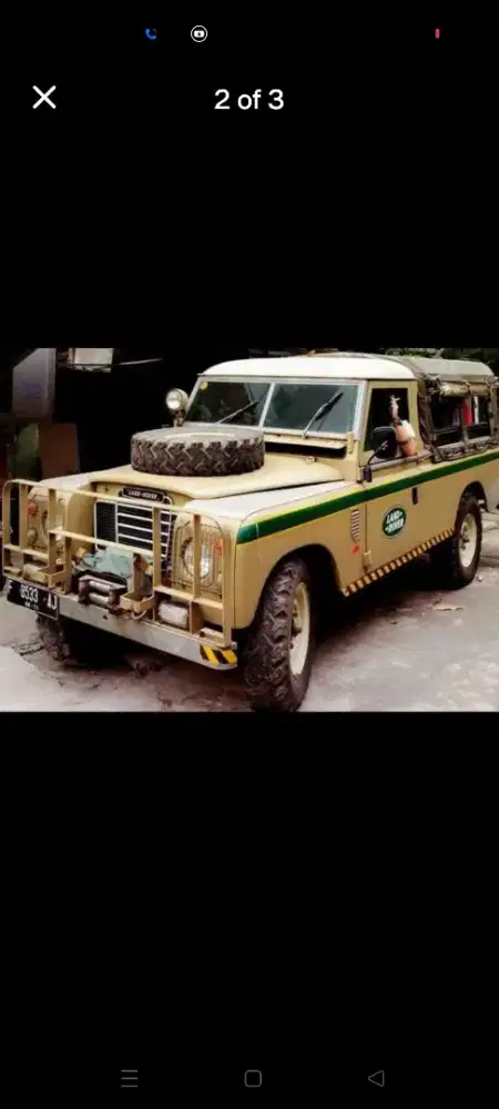 LAND ROVER SERIES 3 LONG PICKUP KANVAS 82