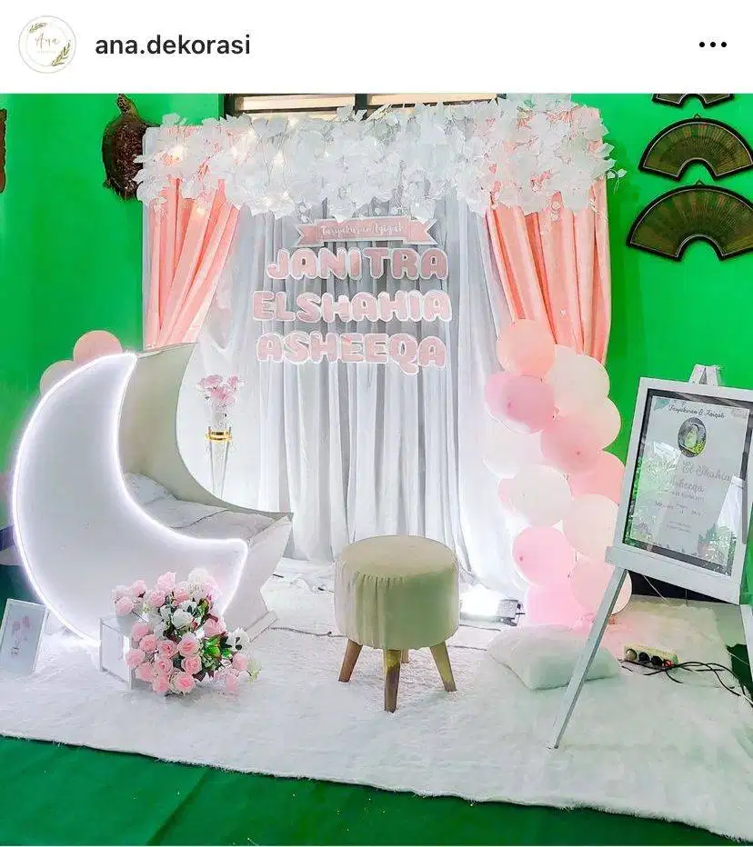 jasa dekorasi murah meriah dekor lamaran, ulangtahun, akad nikah,