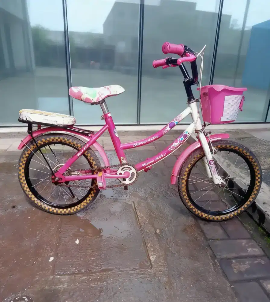 Sepeda anak cewek uk16