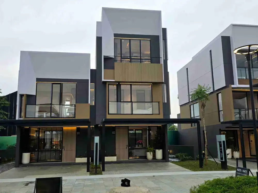 Rumah GEN Z 3 Lantai Park Serpong Tipe GoldTops Beverly Angsuran 4.5 Juta