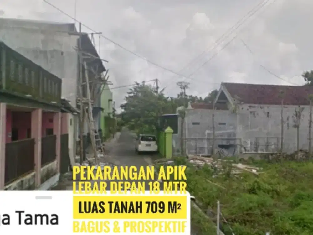 JUAL, Tanah Pekarangan, Jl. Margatama KOTA MADIUN Baguss