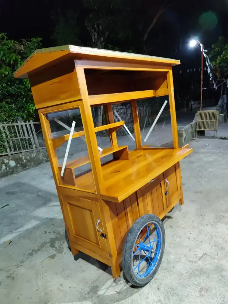 Gerobak Angkringan jg Melayani Pesanan Grobak Bakso Mie Bubur Sate dlL