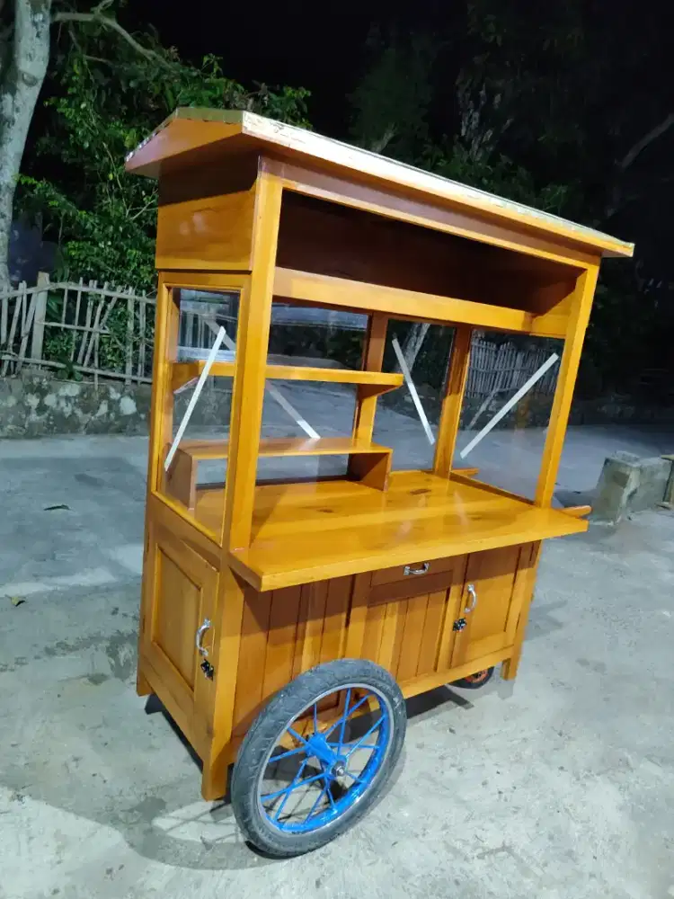 Gerobak Angkringan jg Melayani Pesanan Grobak Bakso Mie Bubur Sate dlL