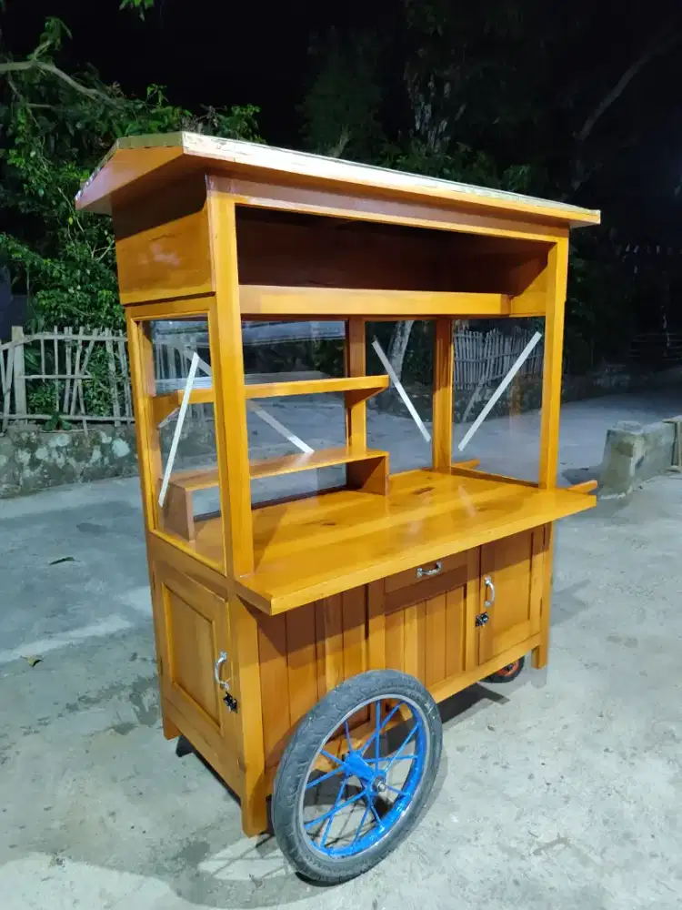 Gerobak Angkringan jg Melayani Pesanan Grobak Bakso Mie Bubur Sate dlL