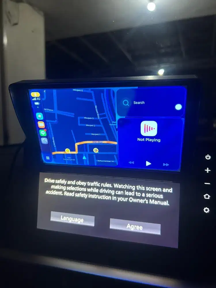 Headunit Portable / Headunit external Apple Carplay Android Auto