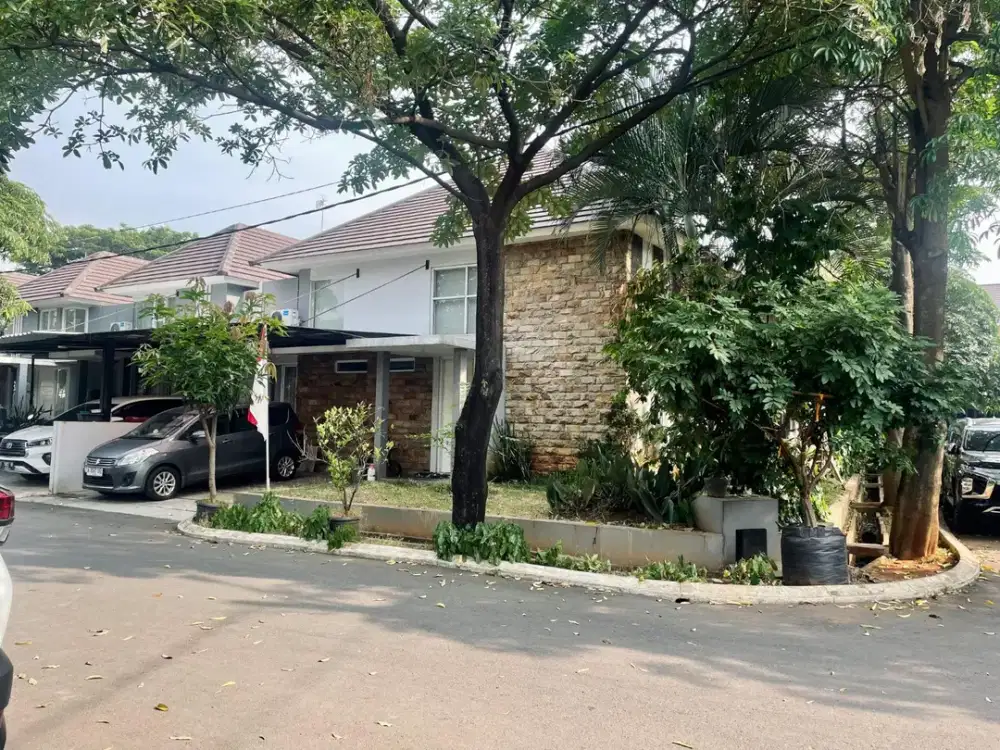 Rumah Double Hook Luas Terawat Semi Furnish di Cluster Permata Hijau Telukjambe Karawang