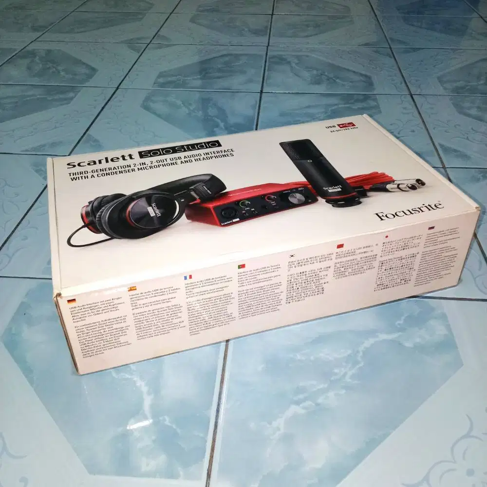 Dus Box Kotak Dusbok Scarlett Solo Studio 3rd Gen