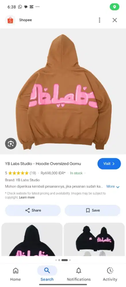 Hoodie Boxy YBLabs