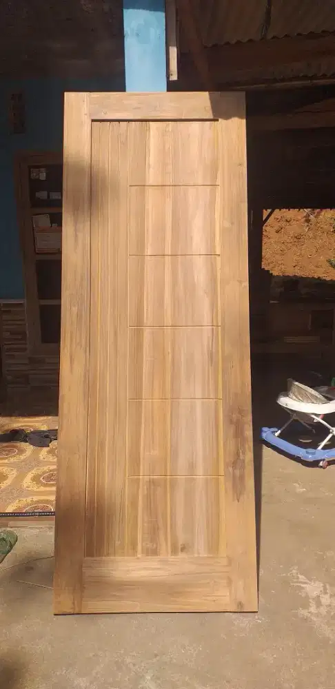 Pintu kusen jati alas